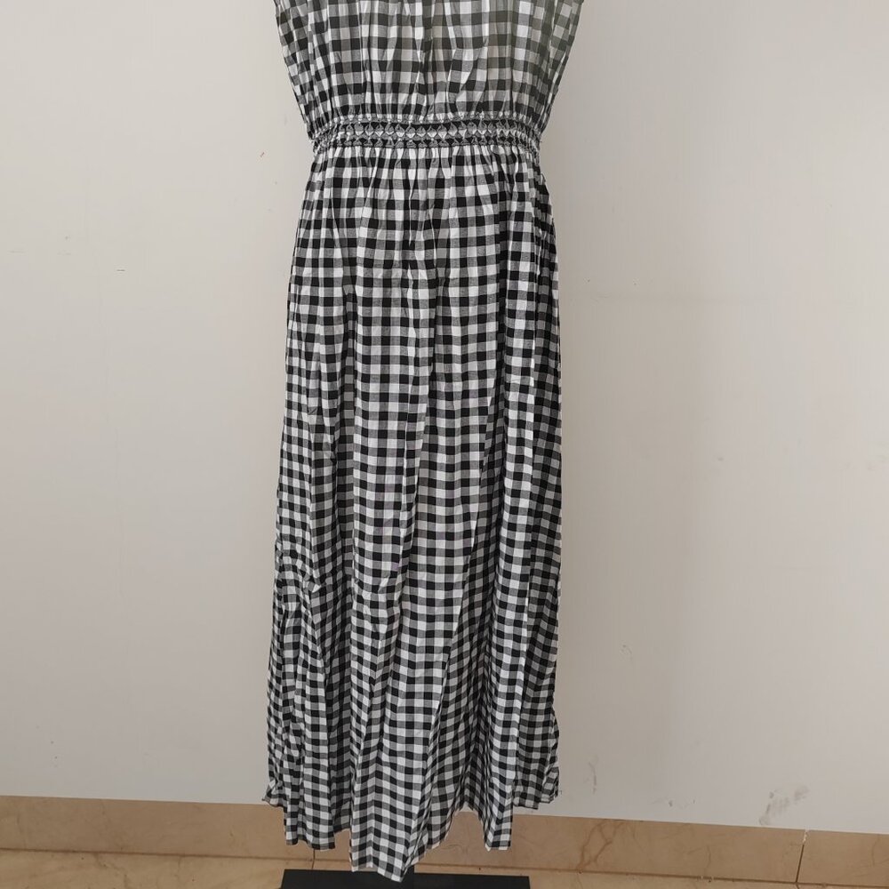 DOEN Leslie Dress in Marilyn Gingham - Picture 5 of 11